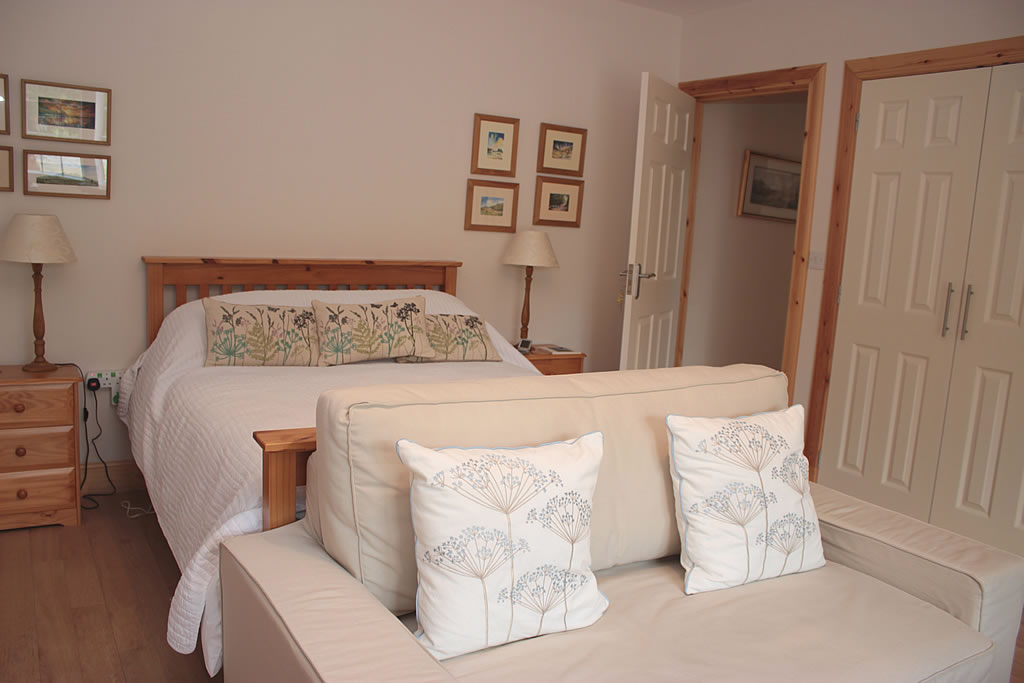 Garden Room has a double and single bed on the ground floor