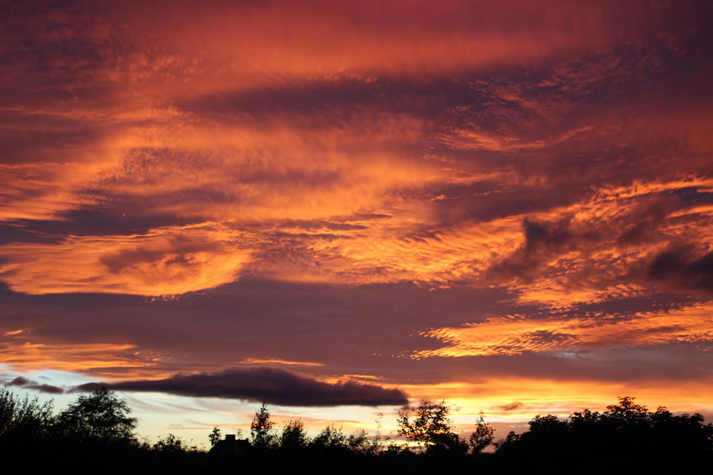 Sunset over Caithness